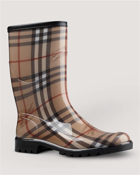 burberry short rain shoes|burberry rain boots bloomingdale.